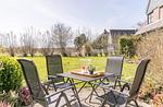 Ferienhaus Stinthus Garten - Ferienhaus Stinthus Westerdeichstrich - Top-Hundeurlaub