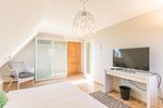Ferienhaus Wassermann 21b Tv im Schlafzimmer - Ferienhaus Wassermann 21b - Top-Hundeurlaub