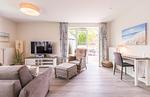 Bahnhofstraße 9, Sandbank 7, Wohnzimmer - Ferienwohnung Bahnhofstraße 9, Sandbank 7 - Top-Hundeurlaub