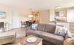 Bahnhofstraße 9, Sandbank 7, Wohnzimmer - Ferienwohnung Bahnhofstraße 9, Sandbank 7 - Top-Hundeurlaub