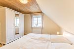 Blick in Schlafzimmer 1 - Ferienhaus Dania 13 A Büsum - Top-Hundeurlaub