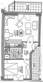 Grundriss - FIS/513 - Hanseaten Residenz - Top-Hundeurlaub