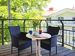 Balkon - Ferienwohnung mit 1 Schlafzimmer und Balkon (D132) - Top-Hundeurlaub