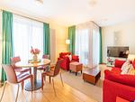 Wohnzimmer - Ferienwohnung mit 1 Schlafzimmer und Balkon (D121) - Top-Hundeurlaub