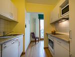 Küche / Küchenzeile - Ferienwohnung mit 1 Schlafzimmer und Balkon (D121) - Top-Hundeurlaub