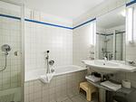 Badezimmer - Ferienwohnung mit 1 Schlafzimmer und Balkon (D121) - Top-Hundeurlaub