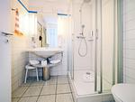 Badezimmer - 1-Raum-Ferienwohnung mit Balkon (D123) - Top-Hundeurlaub