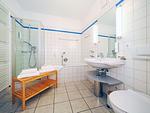Badezimmer - Ferienwohnung mit 1 Schlafzimmer und Terrasse (D201) - Top-Hundeurlaub