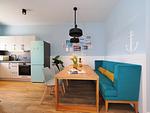 Küche / Küchenzeile - 1-Raum-Ferienwohnung mit Balkon zur Seeseite (S12) - Top-Hundeurlaub