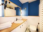 Badezimmer - 1-Raum-Ferienwohnung mit Balkon zur Seeseite (S12) - Top-Hundeurlaub