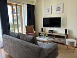 Wohnzimmer - 1-Raum-Ferienwohnung mit Balkon (DR3) - Top-Hundeurlaub