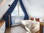 Schlafzimmer - Ferienwohnung mit 1 Schlafzimmer und Balkon (S1) - Top-Hundeurlaub