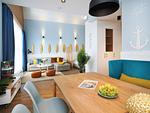 Wohnzimmer - 1-Raum-Ferienwohnung mit Balkon zur Seeseite (S11) - Top-Hundeurlaub