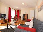 Wohnzimmer - Ferienwohnung mit 1 Schlafzimmer und Balkon (D224) - Top-Hundeurlaub