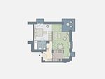 Grundriss - Ferienwohnung mit 1 Schlafzimmer und Balkon (D224) - Top-Hundeurlaub