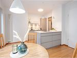 Küche / Küchenzeile - Ferienwohnung mit 1 Schlafzimmer und Balkon (D214) - Top-Hundeurlaub