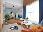 Wohnzimmer - 1-Raum-Ferienwohnung mit Balkon zur Seeseite (S10) - Top-Hundeurlaub