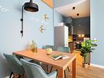 Wohnzimmer - 1-Raum-Ferienwohnung mit Balkon zur Seeseite (S14) - Top-Hundeurlaub
