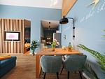 Wohnzimmer - 1-Raum-Ferienwohnung mit Balkon zur Seeseite (S13) - Top-Hundeurlaub
