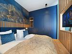 Bett - 1-Raum-Ferienwohnung mit Balkon zur Seeseite (S13) - Top-Hundeurlaub