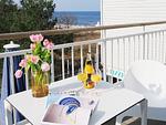 Balkon - 1-Raum-Ferienwohnung mit Balkon zur Seeseite (S13) - Top-Hundeurlaub
