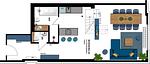 Grundriss - Ferienwohnung mit 2 Schlafzimmern (S20) - Top-Hundeurlaub