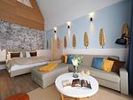 Wohnzimmer - 1-Raum-Ferienwohnung mit Balkon zur Seeseite (S9) - Top-Hundeurlaub