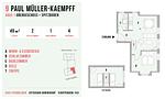 Grundriss des Hauses Paul Müller-Kaempff - Strandleben 09 - Paul Müller-Kaempff - Top-Hundeurlaub
