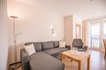 Nordseekante, Whg. 385 Wohnzimmer - Ferienwohnung Nordseekante, Whg. 385 - Top-Hundeurlaub
