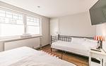 Haus Hinnerk, Whg. 1, Schlafzimmer 2 / TV - Ferienwohnung Haus Hinnerk, Whg. 1 - Top-Hundeurlaub