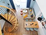 Wohnzimmer - Ferienwohnung mit 1 Schlafzimmer und Balkon (S3) - Top-Hundeurlaub