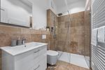 Badezimmer - Ferienwohnung Strandgut Westerland auf Sylt - Top-Hundeurlaub
