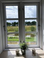 Gartenblick - Ferienwohnung Hauke-Haien im Reetdachhaus Bongsiel - Top-Hundeurlaub