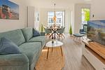 Wohnzimmer - Ferienwohnung Ankerplatz - Top-Hundeurlaub