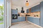 Küche / Küchenzeile - Ferienwohnung Ankerplatz - Top-Hundeurlaub