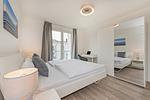 Schlafzimmer - Ferienwohnung Ankerplatz - Top-Hundeurlaub