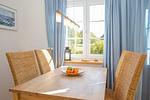 Esstisch in der Ferienwohnung Koje - Koje - Hüs in Lee - Top-Hundeurlaub