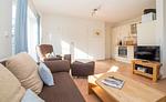 Wohnzimmer der Ferienwohnung Koje - Koje - Hüs in Lee - Top-Hundeurlaub