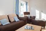 Sofa und Sessel in der Wohnung Koje - Koje - Hüs in Lee - Top-Hundeurlaub