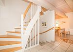 Treppe in das 2. OG in der Wohnung Sonnendeck - Sonnendeck - Hüs in Lee - Top-Hundeurlaub