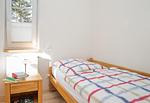 Einzelbett im zweiten Schlafzimmer - Ausguck - Hüs in Lee - Top-Hundeurlaub