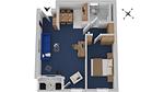 Ferienwohnung Deichperle Aparthotel Zingst - Grundriss - Deichperle - Top-Hundeurlaub