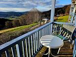 Balkon - Ferienwohnung "Arberblick" Apartment 41 - Top-Hundeurlaub
