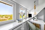 Wohnzimmer - Ferienwohnung Dünennest Rantum auf Sylt - Top-Hundeurlaub