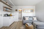 Wohnzimmer - Ferienwohnung Dünennest Rantum auf Sylt - Top-Hundeurlaub