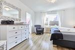 Schlafzimmer - Haus Amelie - Ferienwohnung Grote Amelie - Top-Hundeurlaub