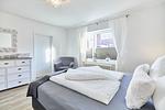 Schlafzimmer - Haus Amelie - Ferienwohnung Grote Amelie - Top-Hundeurlaub