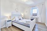 Schlafzimmer - Haus Amelie - Ferienwohnung Grote Amelie - Top-Hundeurlaub
