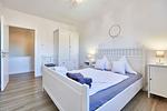 Schlafzimmer - Haus Amelie - Ferienwohnung Grote Amelie - Top-Hundeurlaub