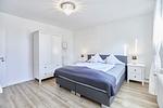 Schlafzimmer - Haus Amelie - Ferienwohnung Grote Amelie - Top-Hundeurlaub